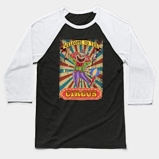 Circus of Nightmares: Horror Circus Clown Baseball T-Shirt